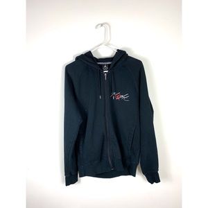 Jordan Flight full zip black hoodie size M
